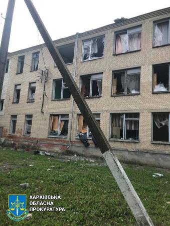 Зруйновано навчальний заклад у селі Довжик Золочівської ОТГ Богодухівського району